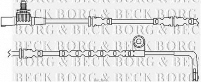 BORG & BECK bwl3046 -  Сигнализатор, износ тормозных колодок